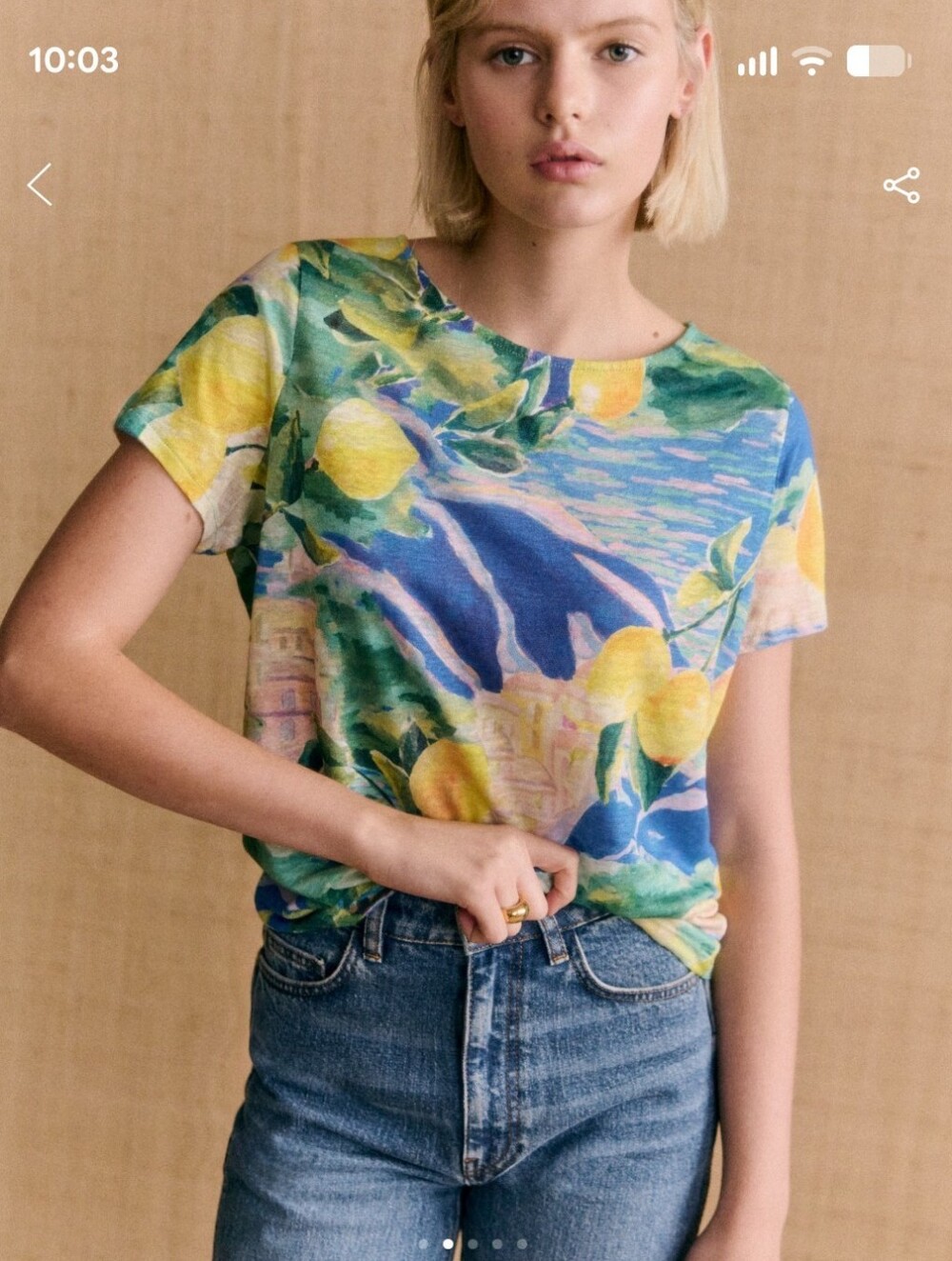 NWT- Sézane X Momoni André T-Shirt